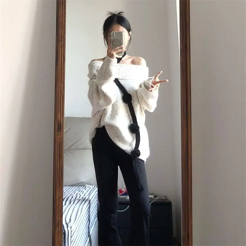 

Свитера Джемперы Пуловеры Женские Хлопок на молнии Стиль E-Girl Boxy Street Urban Y2K Мода Мода Знаменитости Зима Молодежь Культурный