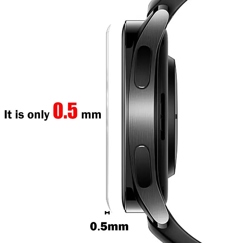 Film hydrogel HD actif pour Xiaomi Watch S3 l\'s, protecteur d\'écran souple en TPU pour Mi Watch S3 42mm 46mm S1Pro, pas de verre