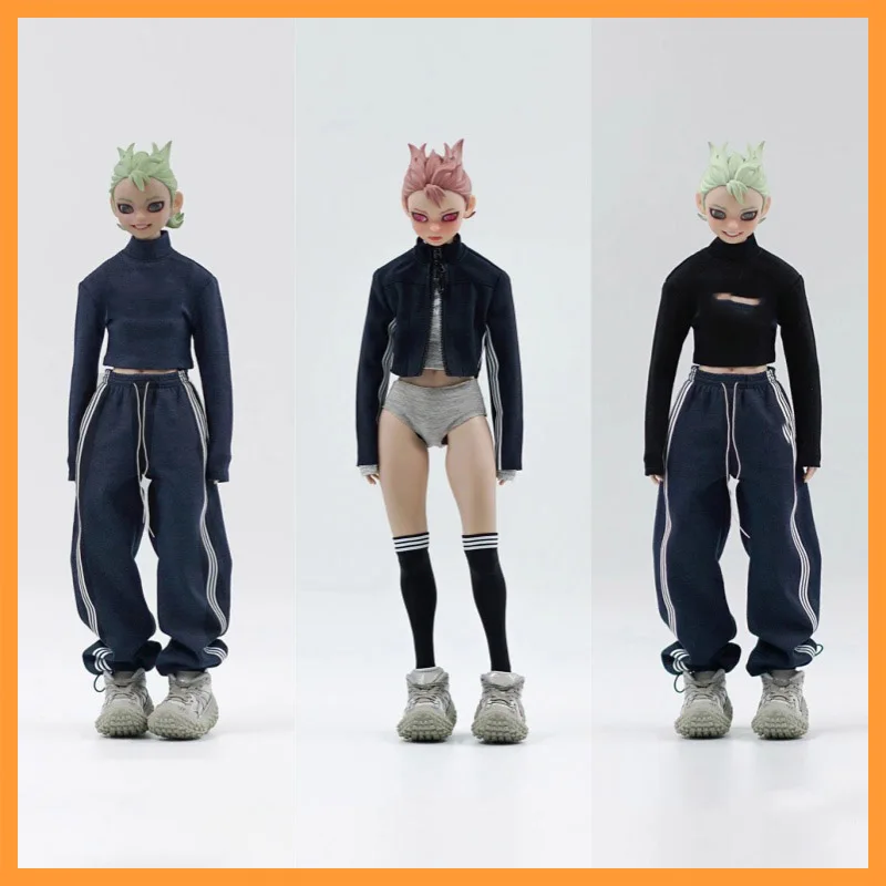 In Stock EWWORKS 1/6 Scale Fashionable Versatile Avant-garde Long Sleeved Pants Fit 12inch Action Figure Model Toys