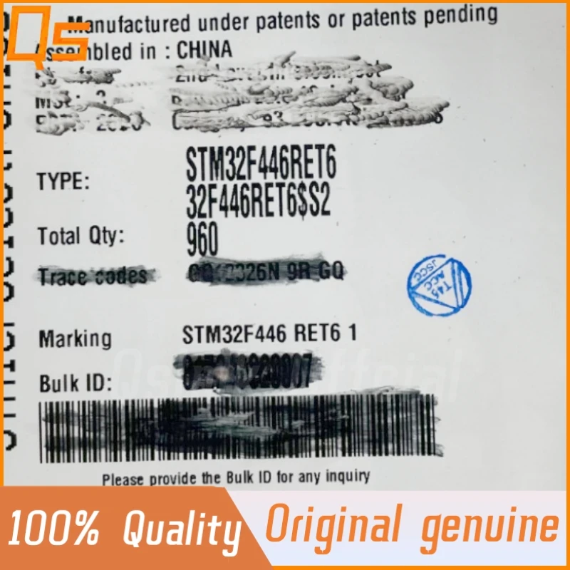 Nuevo microcontrolador MCU Original STM32F446RET6 LQFP-64 ARM Cortex-M4 de 32 bits
