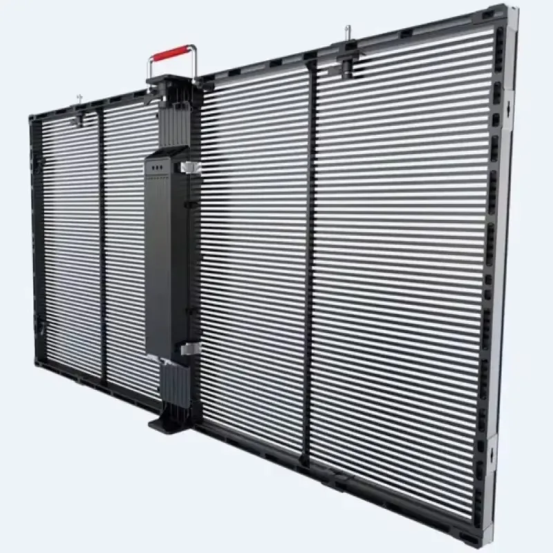 P3.9-7.8 Transparent LED Wall 70% Transparency For Glass Window Display