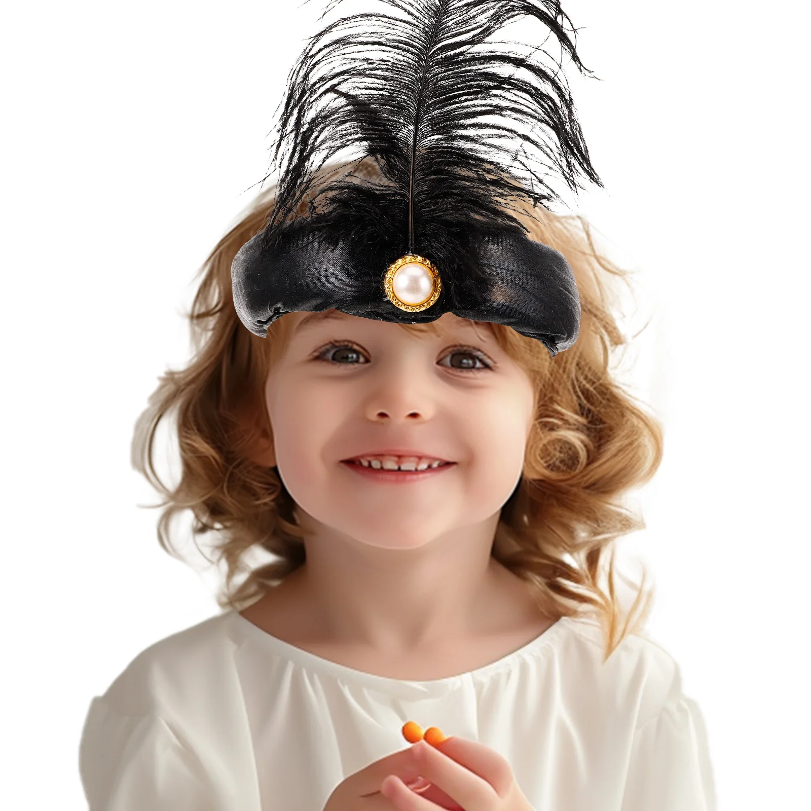 

Indian Prince Hat Arabian Style Plume Headwear For Cosplay Party Festival Masquerade Carnival Performance Decorative Prop