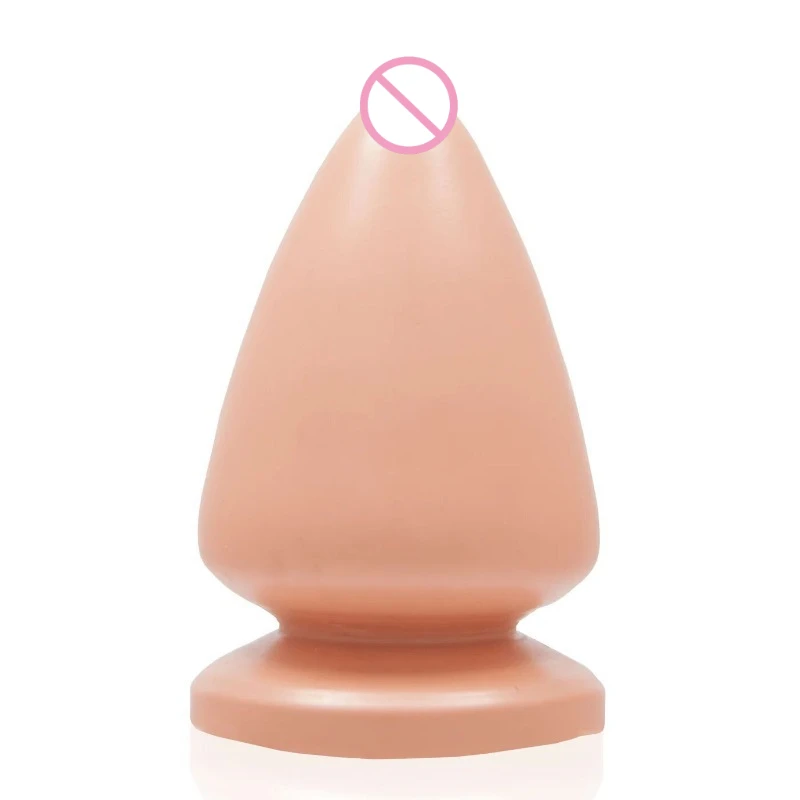 6 Sizes Huge Anal Plug Comfortable Silicone Anal Dildo Suction Cup Big Butt Plug,Anal Dilator Adult Anal Sex Toys for Women Anus