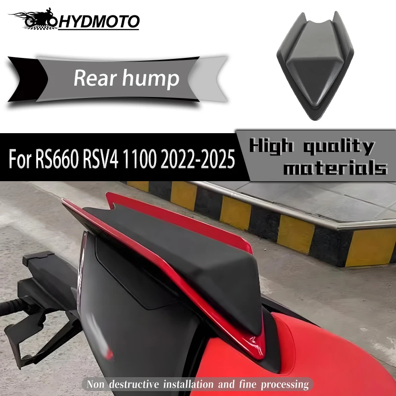 

FOR Aprilia RS660 RS 660 rsv4 RSV4 1100 2022-2025 Motorcycle Passenger Pillion Rear Seat Cover Fairing Seat Cowl Hump Spoiler