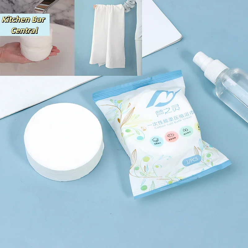 

【1PC Large Disposable Bath Towel Portable Travel Quick-Drying Compressed Towel Trip Essential Shower Washable Towel】