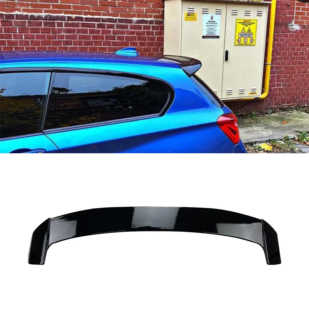 For BMW 1 Series F20 F21 2011 2012 2013 2014 2015-2018 Car Rear Trunk Spoiler Lip Wing Tail Gate Trim Accessories Glossy Black