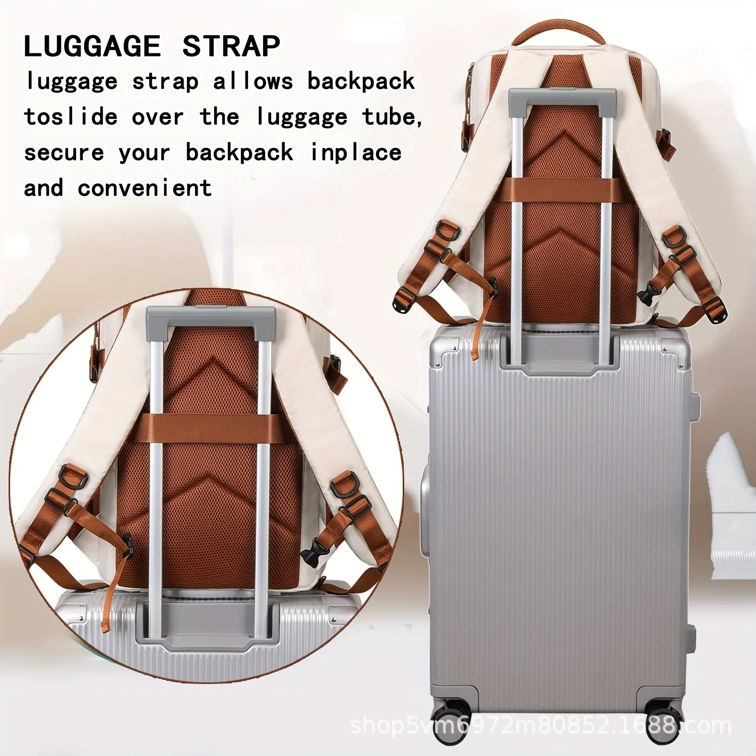 Business Backpack for Men and Women, Large Capacity Expandable Backpack, Computer Backpack, Backpack, Travel Bag