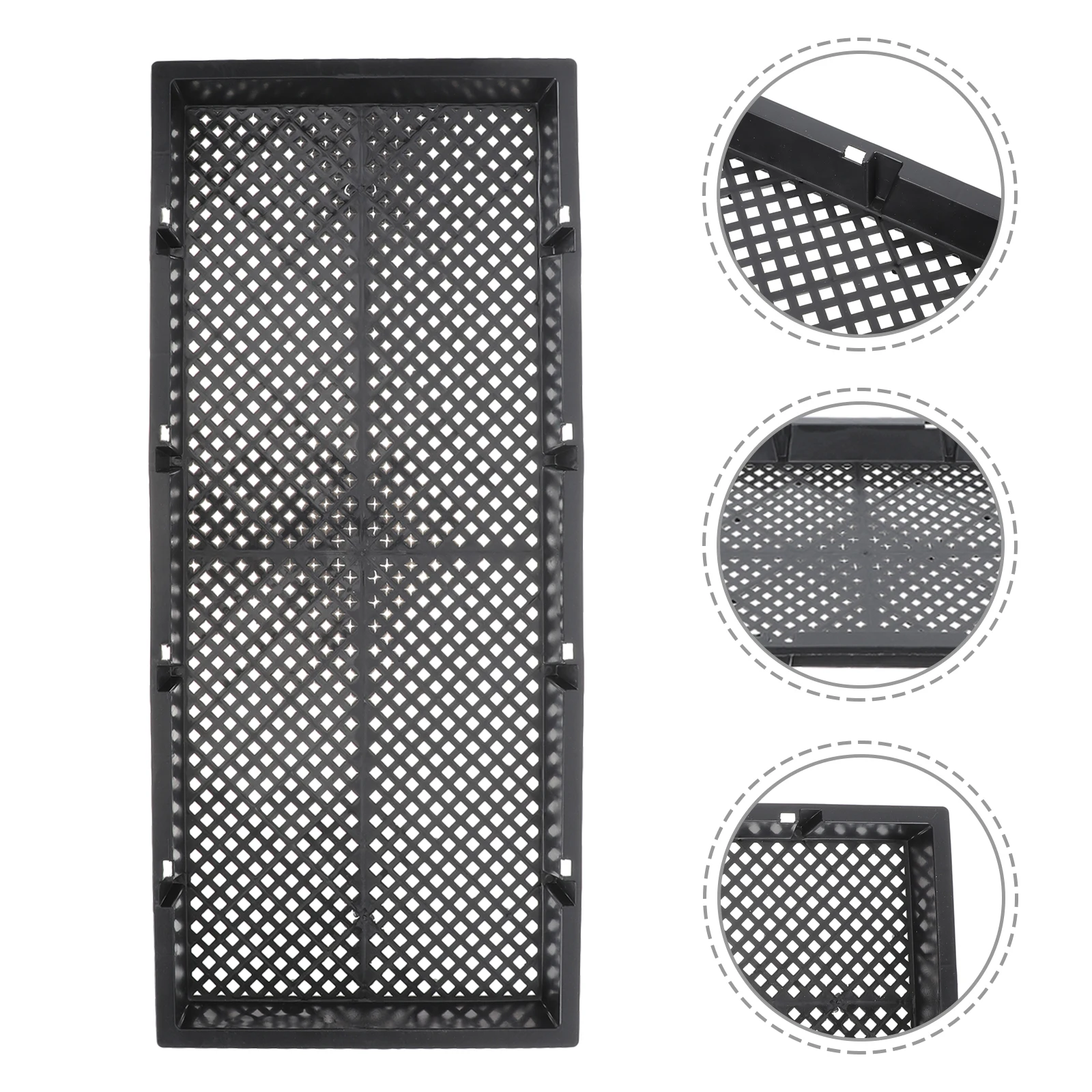 

3 Pcs Planting Tray Plastic Growing Trays with Holes Nursery Starter Commercial