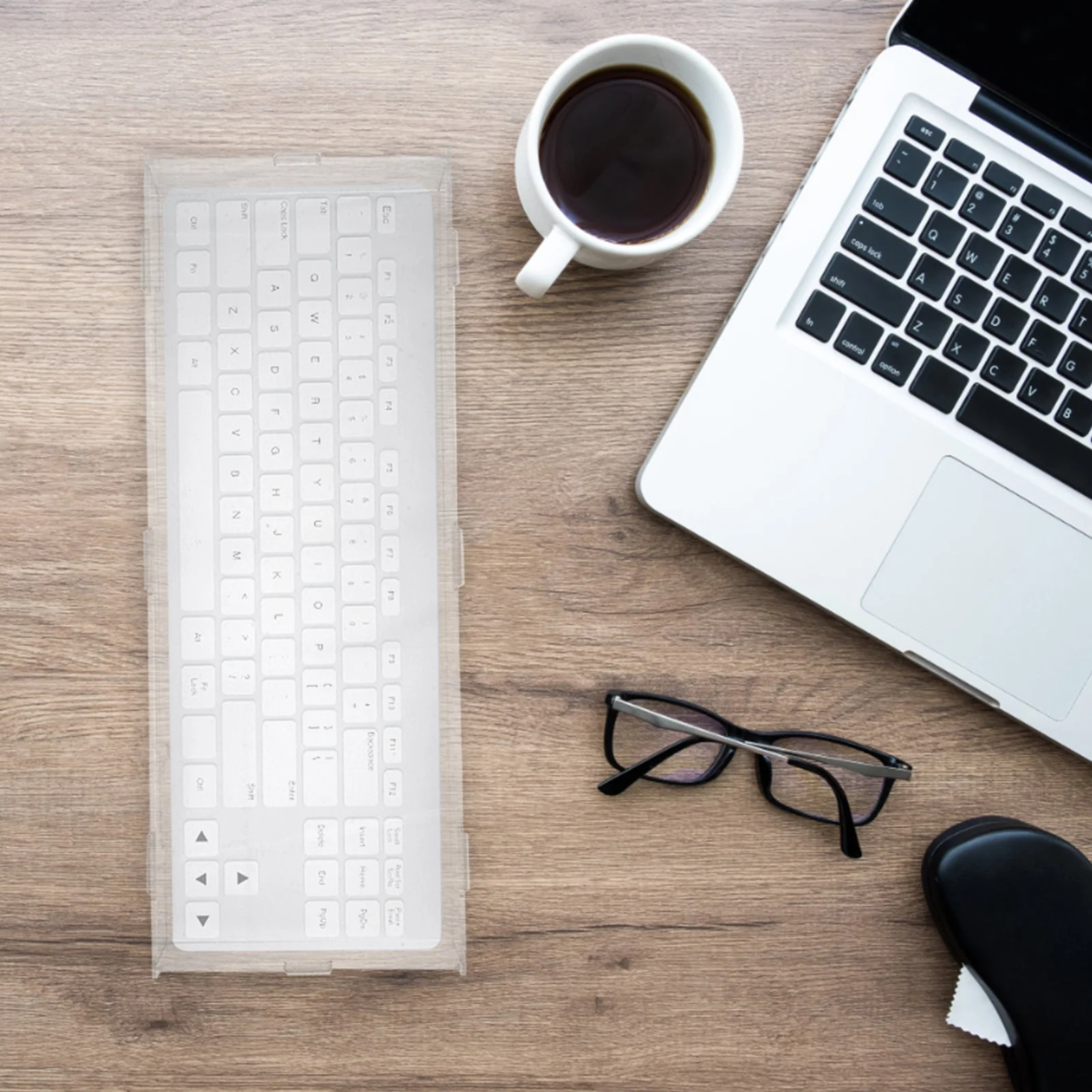 Transparent Acrylic Keyboard Cover 47X17X5Cm Dustproof Scratch Resistant Protective Lid For Desktop Mechanical Gaming