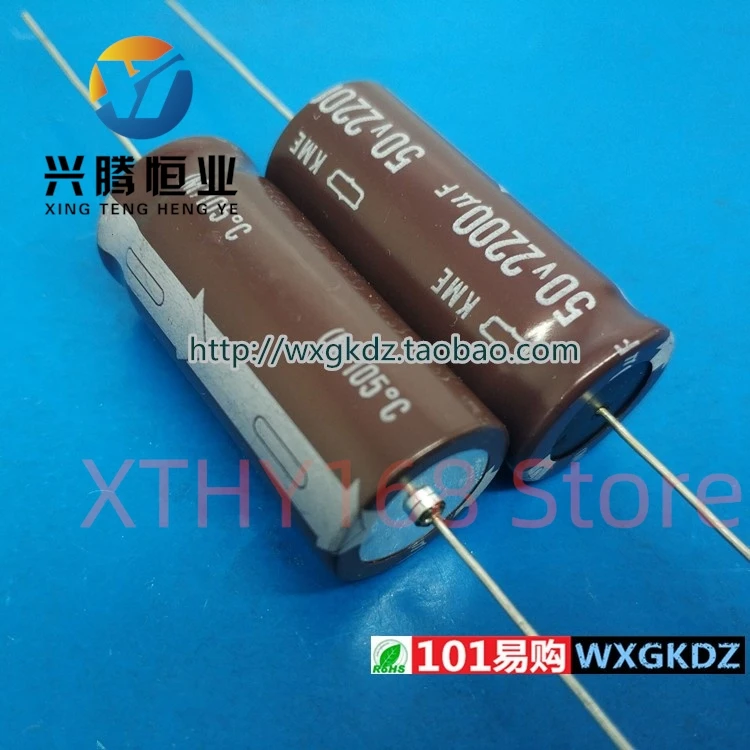 

Axial electrolytic capacitor Japan 2200UF 50V Axial KME Series HI-FI capacitor 18X40 50V2200UF KME Nippon NCC