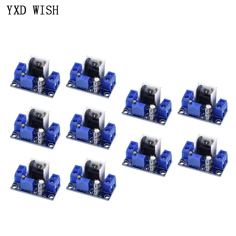 10PCS LM317 Adjustable Voltage Linear Regulator Power Supply LM317 DC-DC 4.2-40V To 1.2-37V Step Down Buck Converter Board