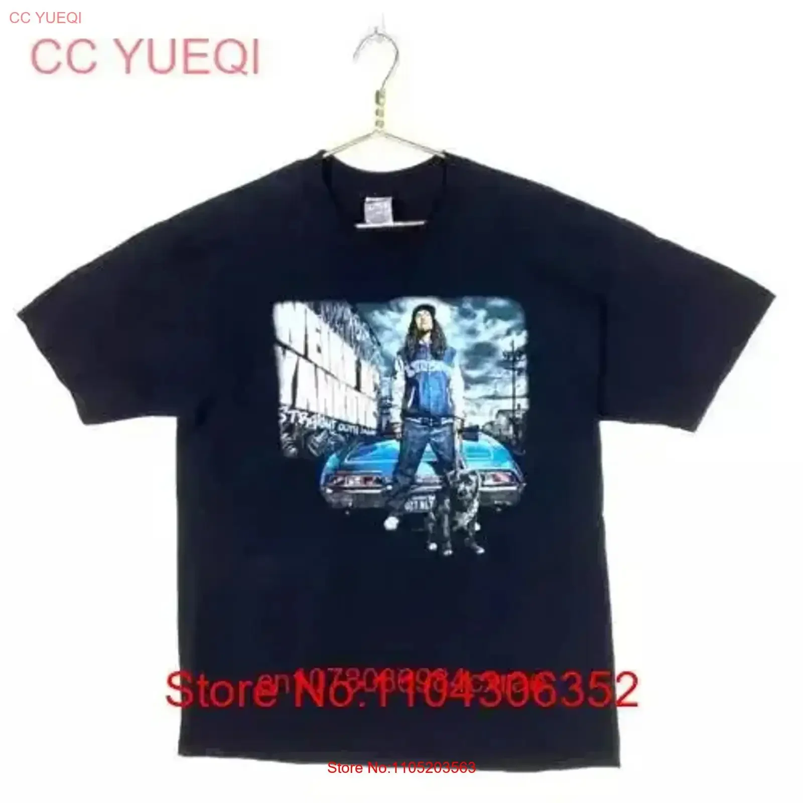 Vintage Straight Outta Lynwood Weird Al Yankovic T Shirt Large Black Parody vintage Washed Casual graphic Breathable Stylish