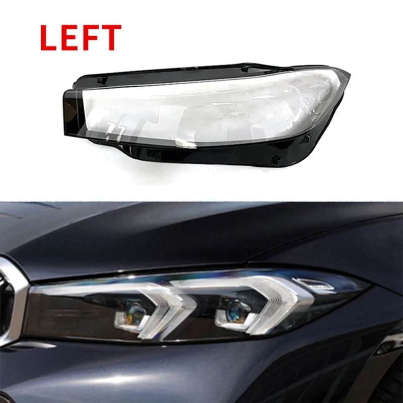 Car Front Head Light Lamp Lampshade Accessory For BMW 3 Series G20 G28 320I 330I 325Li 2023 Glass Auto Shell