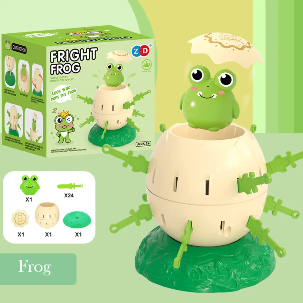 Funny Pop Up Pirate Barrel Toys ABS Unisex Intellectual Game Toy Penguin/Frog/Duck Novelty Random Toy Bucket for Kids Adults