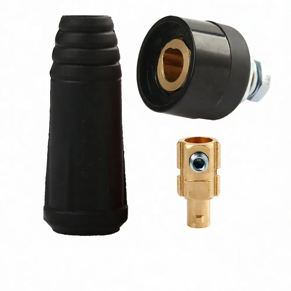 Welder Cable Quick Connector European Style Plug Socket 10 25 35 50 50 70 Adapter For Manufacturing Maintenance Tools