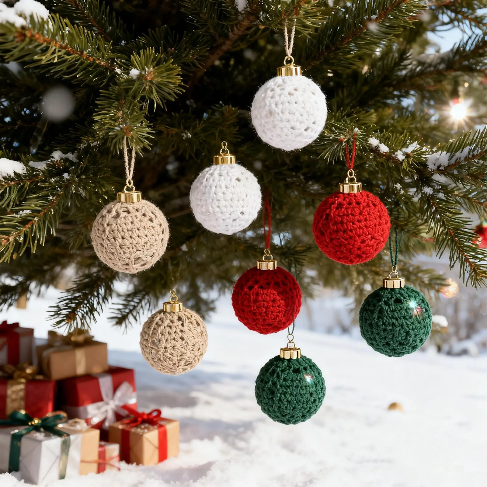 

12pcs Christmas Tree Balls Ornament Xmas Trees Hanging Bauble Pendant 2025 Christmas Decor For Home Navidad 2026 New Year Gifts