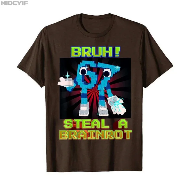 Bruh 67 ستة سبعة 6-7 مضحك Brainrot ميمي للمراهقين الكبار تي شيرت Y2k الفن الملابس الجمالية الجدة هدية روح الدعابة قائلا المحملة #5