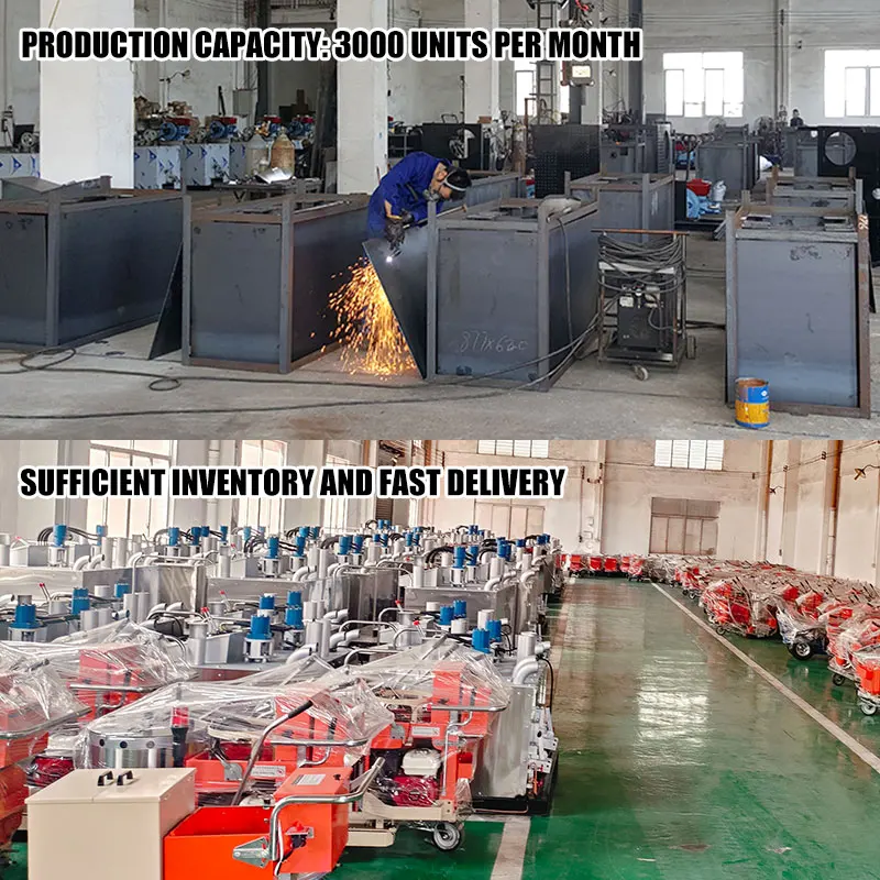 High Quality Hand-held Thermoplastic Road Line Marking Machine Hot Melt Road Paint Marking Equipment Pump Engine Direct