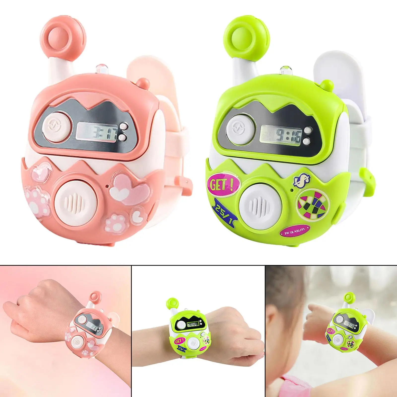 

Walkie Talkie Watch for Kids Wrist Walkie Talkie Multifunctional Outdoor Toy for