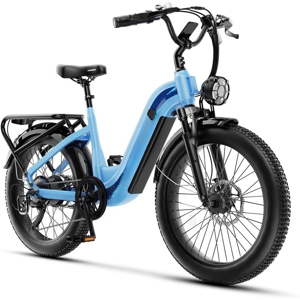 1500W Motor Peak Electric Bike for Adults and Teenagers, 48V 20AH Removable Battery Step Thru EBike, 30+MPH, 80 Miles Max Range,