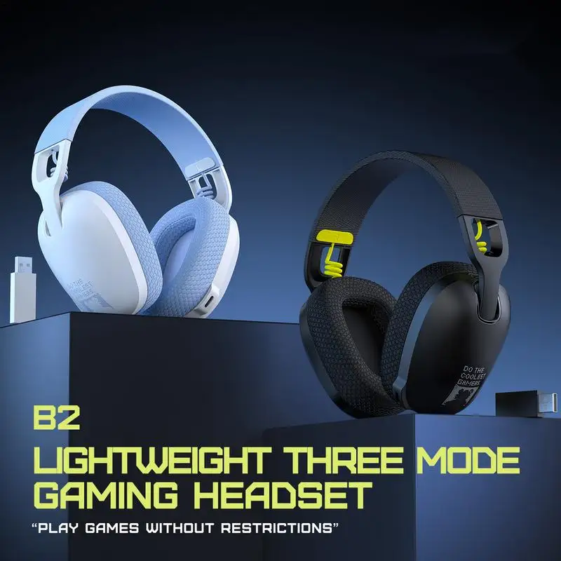 Onikuma Gaming Headset for PS5, PS4, PC, 2.4GHz USB Headset Gaming Headset Wireless Gaming Headset Player Headset Stereo Headset