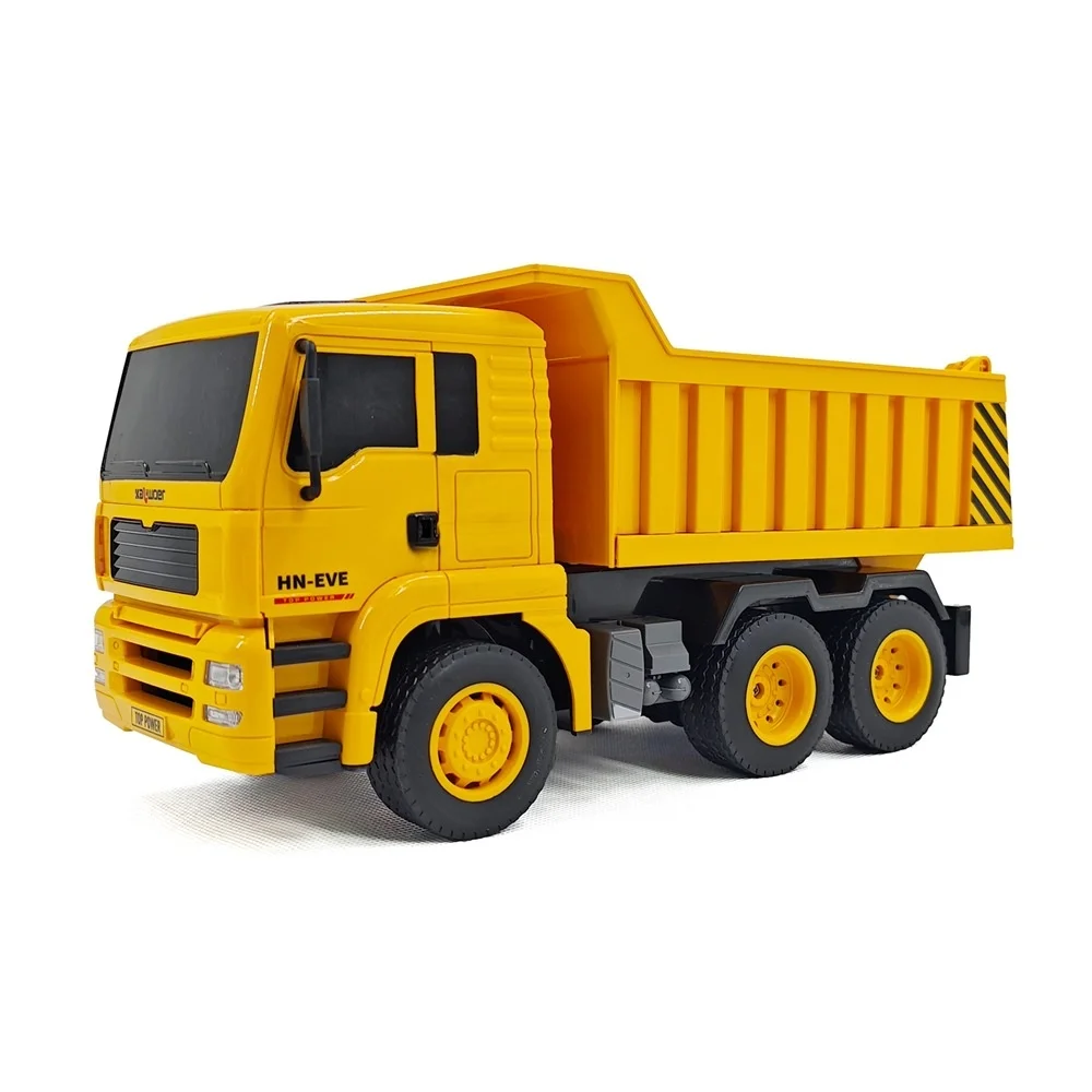 w Arrival: 1:18 Scale Six-Channel Remote-Controlled Dump Truck - Simulation Transport Engineering Vehicle Toy Model Car for Boys