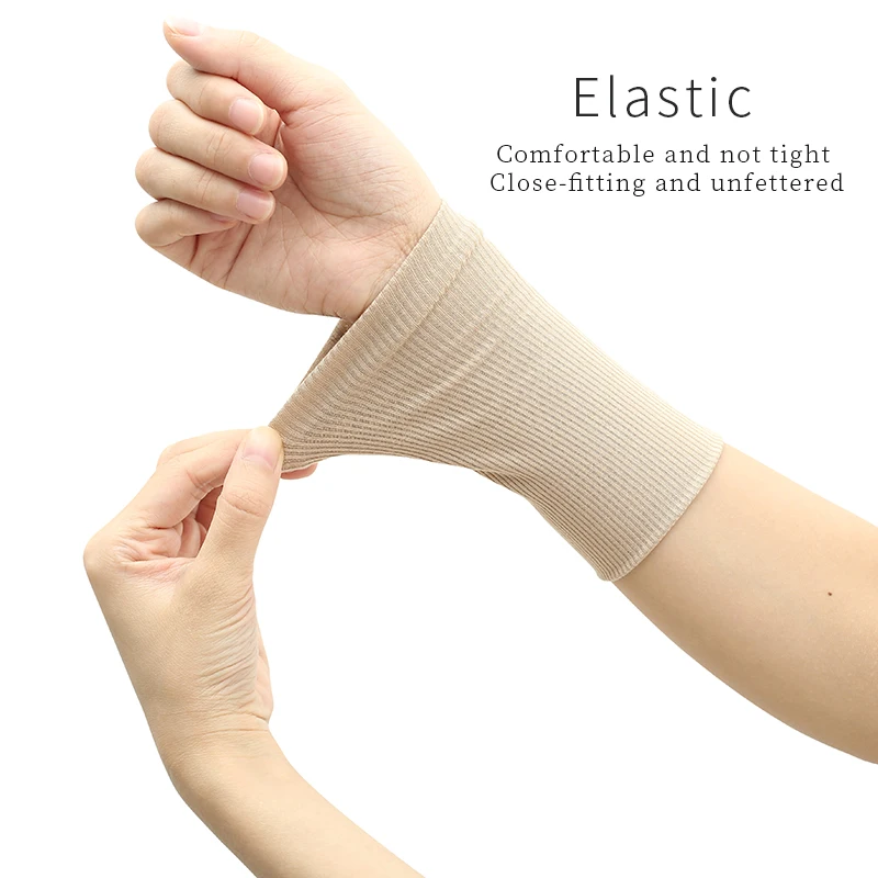 

Unisex Men and Women Warm Wrist Support Sports Breathable Sweat-Absorbing Short Wrist Brace Arm Sleeve