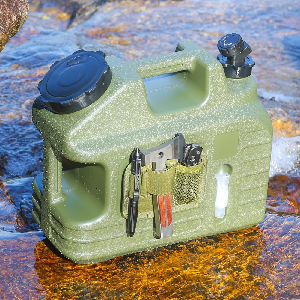 

13л контейнер для хранения воды без утечки кемпинга переноска для хранения воды портативный резервуар для воды большой емкости аксессуар для пикника на открытом воздухе