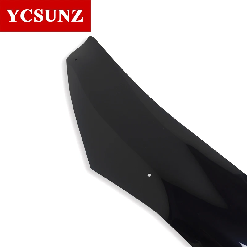 Acrylic Bonnet Protector For Mitsubishi Outlander XL 2009 2010 2011 2012 Car accessories Bug Shield Tinted Guard YCSUNZ