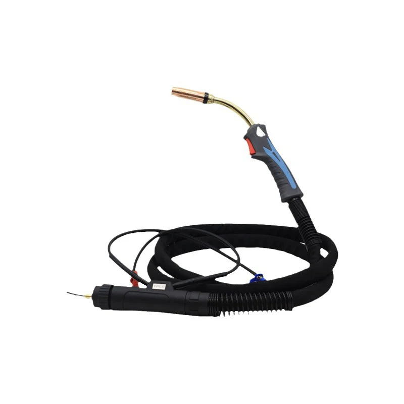 

501D Water-Cooled Welding Gun for Automatic Welding Machine With Straight Handle European Interface Dual Pulse Welding Torch