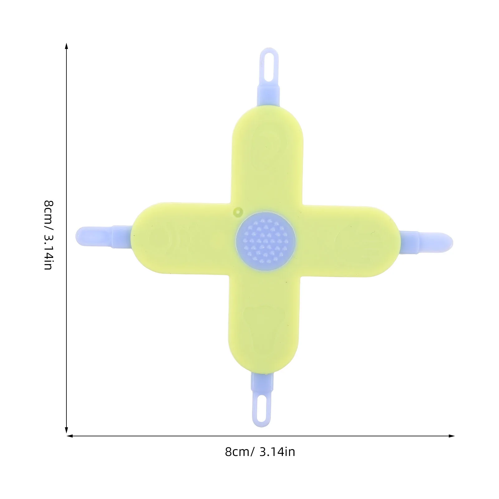 منظف شمع الأنف والأذن للأطفال 4 في 1 أداة العناية بالرضع تصميم متقاطع لتشذيب الأظافر شفط الأنف لحديثي الولادة لتخفيف الاحتقان #2