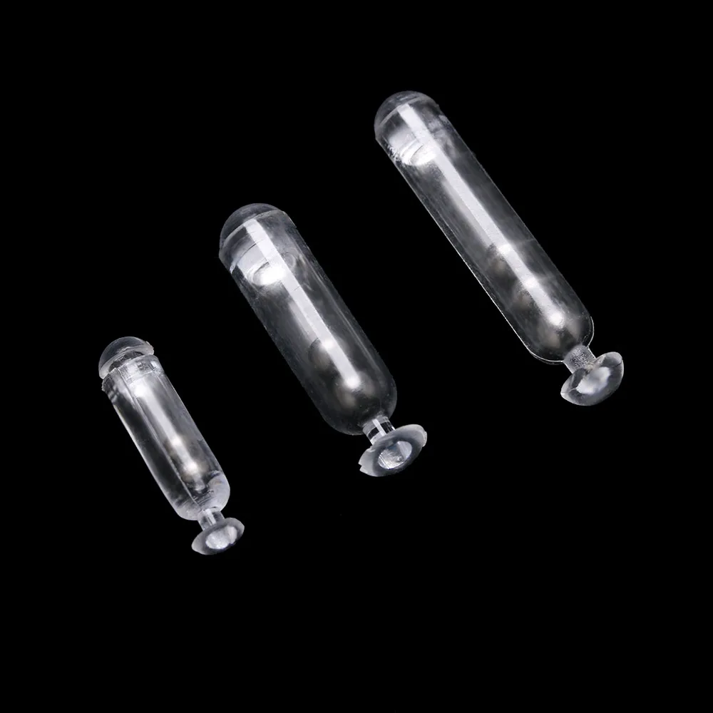 10pcs Fishing Rattles Insert Tube Shake Attract Tie Tying Sound Bar Baits Tools S M L
