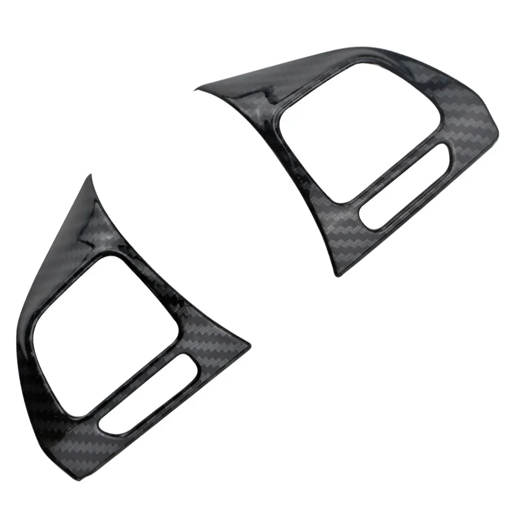 Steering Wheel Chrome Cover Trim Insert For VW Golf 6 Mk6 Passat B7 CC EOS Tiguan Jetta Touran Sharan Caddy Badge Bezel Sticker