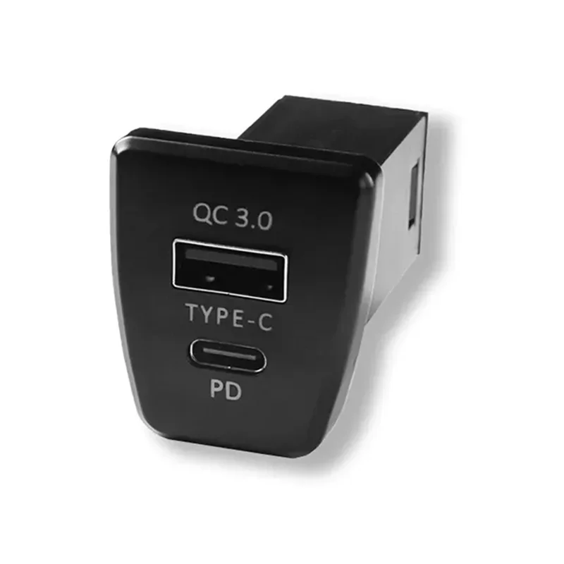 

PD+ QC3.0 Dual Port Fast Charging Car Charger For Toyota RAV4 Wildlander 2020-2023
