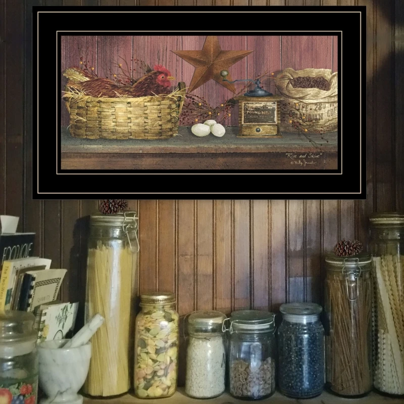 Rise and Shine by Billy Jacobs, Ready to Hang Framed Print, Black Frame