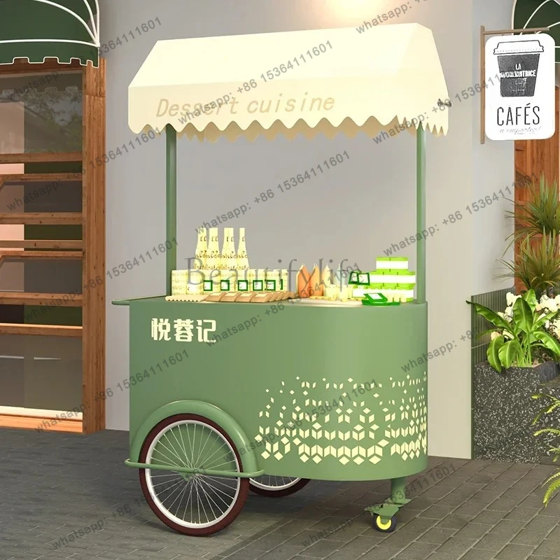 Shopping mall store decorative car luminous beauty Chen display  night market camp creative prop car mobile booth dining car