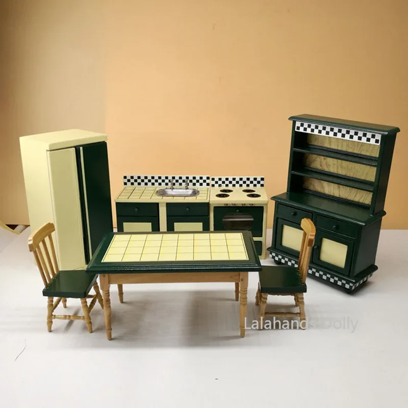 1:12 Doll House Mini Kitchen Furniture Set Model for Doll House Kitchen, Dining Room Furniture Decoration Accessories