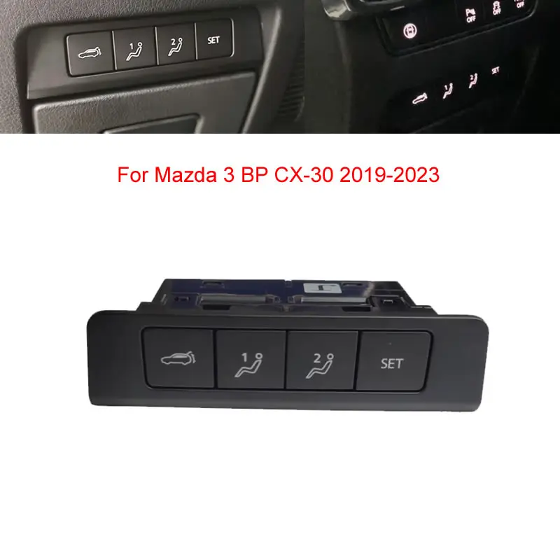 Car Interior Trunk Switch Button Car Inner Dashboard Tailgate Control Switch DHB6-66180 For Mazda 3 BP 2019 2020 2021 2022 2023