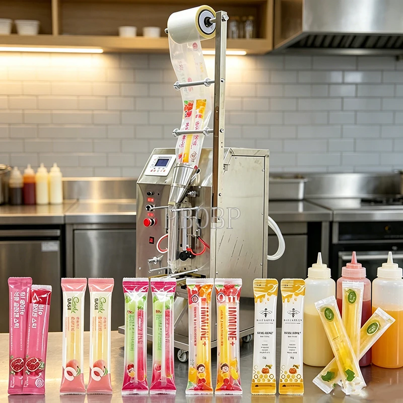 PBOBP Fully Automatic Juice Packaging Machine, Commercial Small Bag Liquid Filling And Sealing Machine