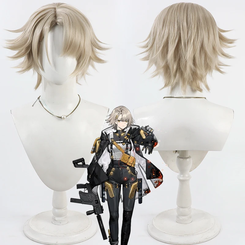 

Game Girls Frontline Vector Cosplay Wig Short Heat Resistant Synthetic Hair