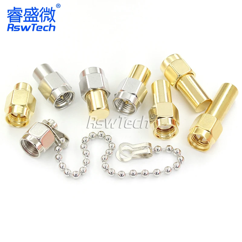 SMA Load 1W 2W Gold Plated 11MM-18MM 0-18GHz Male RF Coaxial Termination Connector