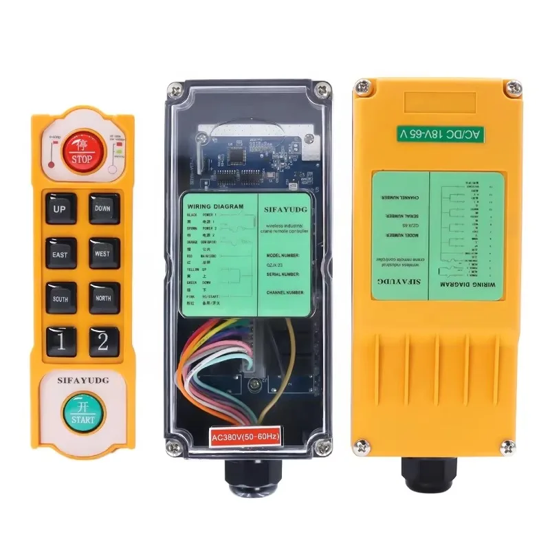 Direct Selling 8 Buttons Single Speed Smart Electric Hoist Remote Control With FCC and CE Certificate
