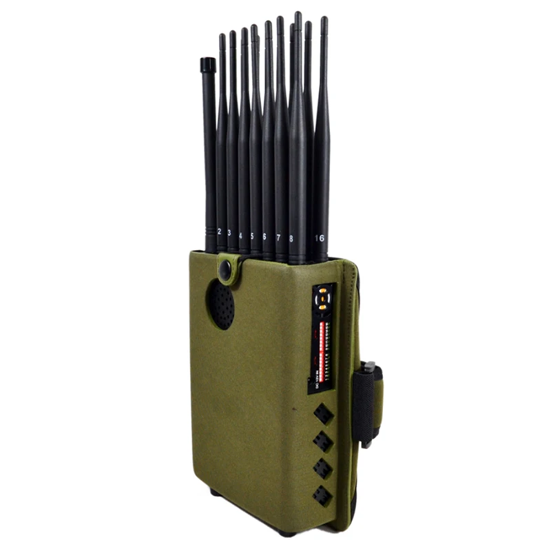 Heavy duty 16-frequency communication suppresor, Internet Terminator 250-m-12x 64 (w4162ru) Mobile and cellular jam, int