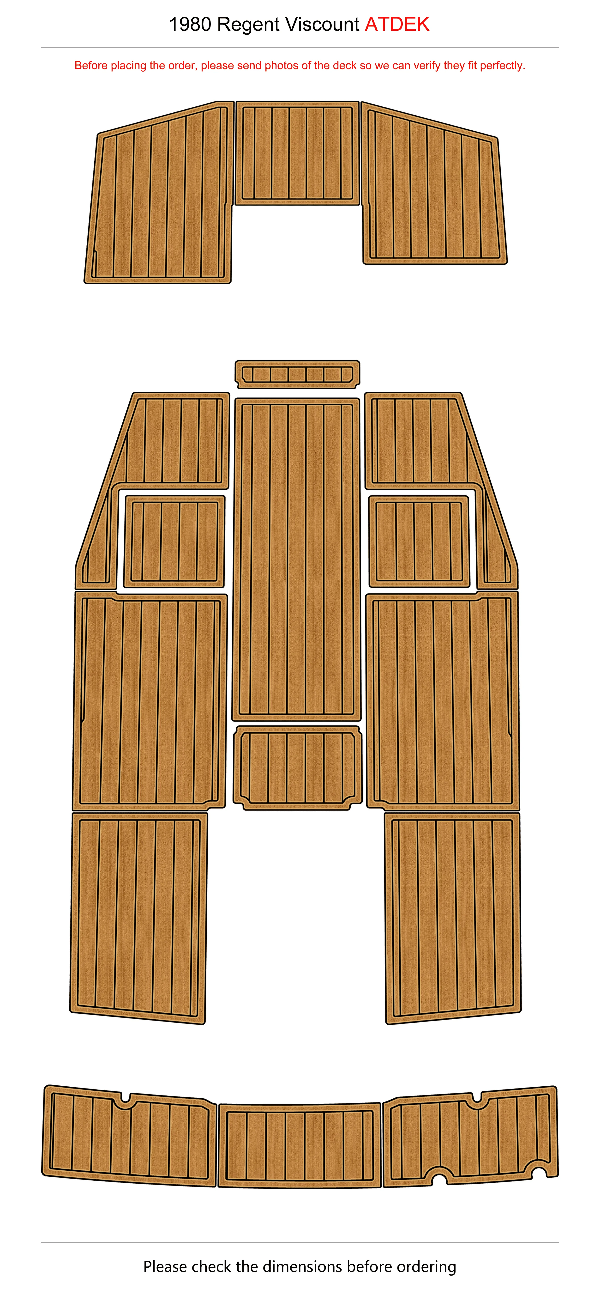 For 1980 Regent Viscount 1/4