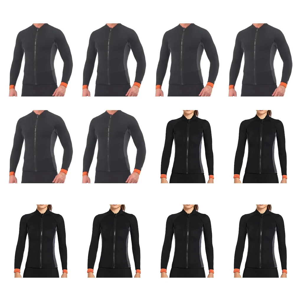 Diving Jacket Breathable Skin Friendly Swimsuits Wetsuit Classic Crew Neck