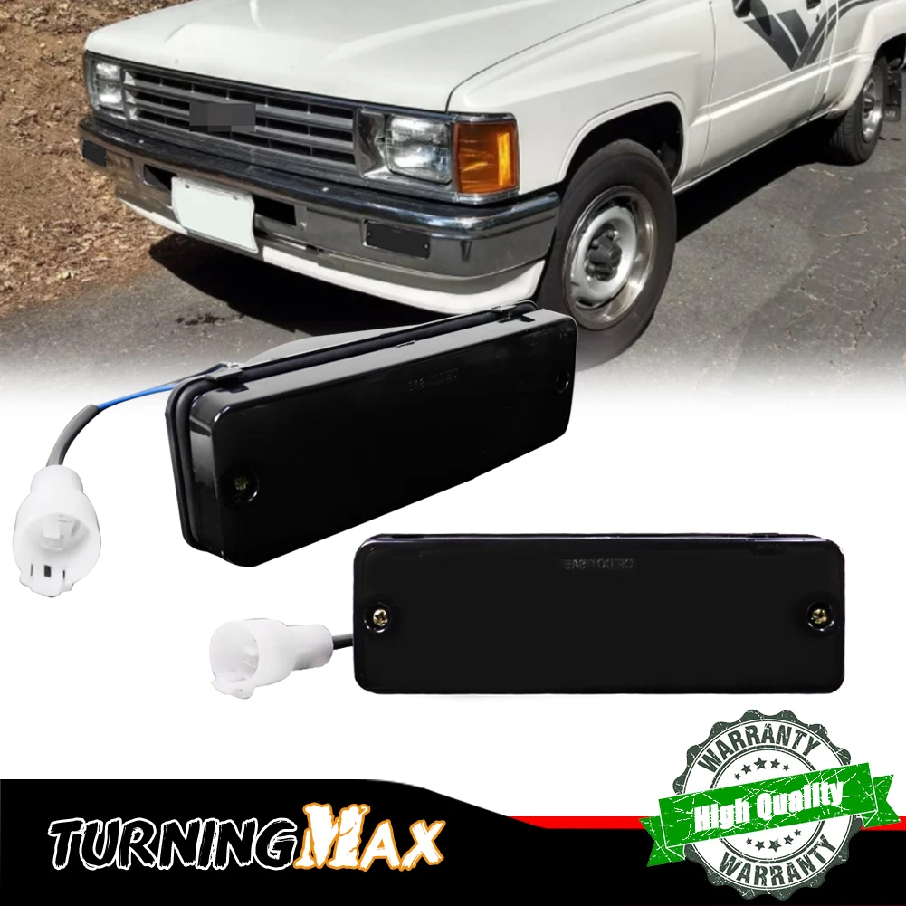 Car Front Bumper Turn Signal Light Housings For 1984-1989 Toyota 4Runner & 1984-1988 Toyota Pickup Fender Flare Light