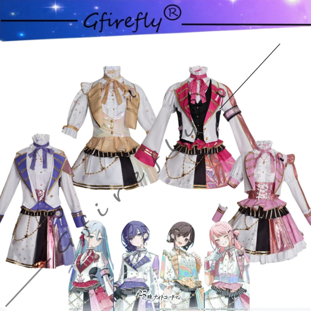 

Colorful Stage Cute Idol Stage Outfit Cosplay Costume 5th Anniversary Thanks Festival Women Party Performance Comic-Con Outfit