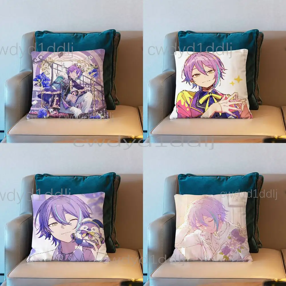 

Project SEKAI Rui Kamishiro Pillow Case Short Plush Sofa Decorative Gift Home Double-sided Printing Cushio