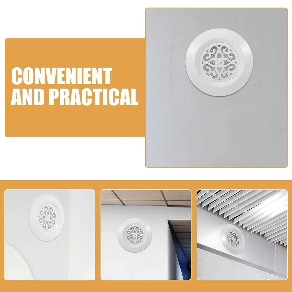 

Круглая вентиляционная решетка для потолка и стен, диффузор, прочный пластиковый воздуховод для вытяжки и вентиляции