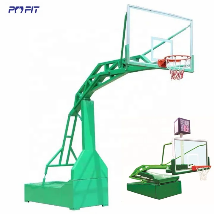 Indoor system height adjustable basketball hoop stands movable foldable height-adjustable basketball stands with backboard